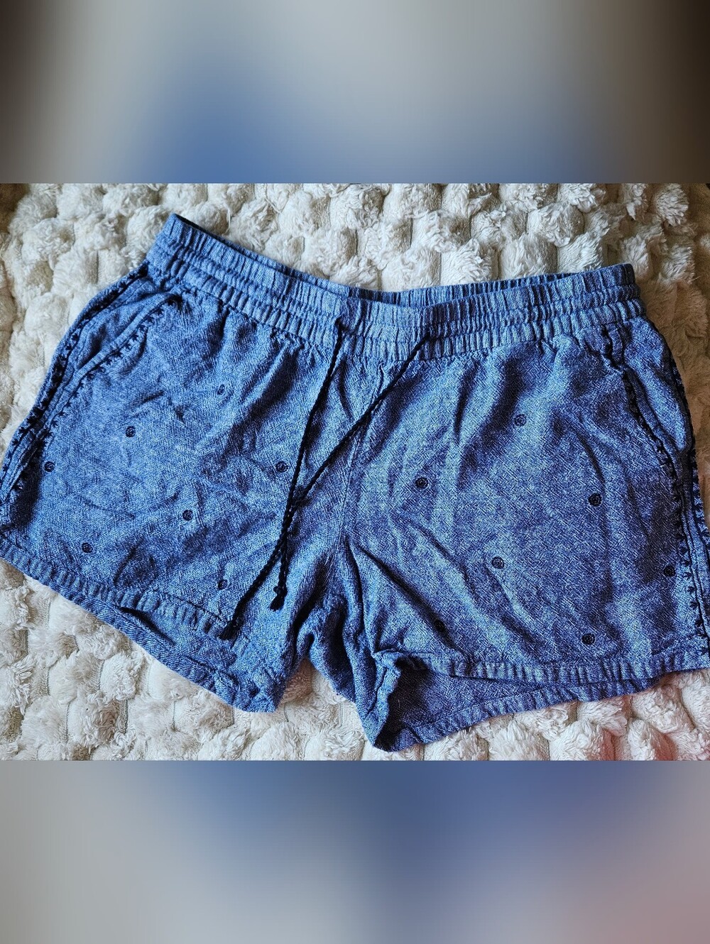 Old NAVY Women's Drawstring Linen Blend Shorts